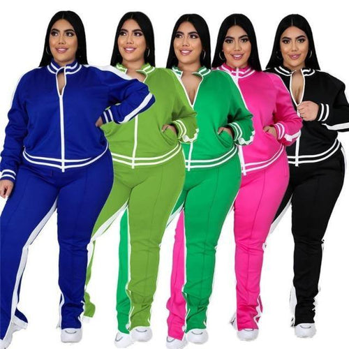 Curvy Plus Women's Casual Pant and Jacket Sets,Dating Disabled Store,DatingDisabled.store